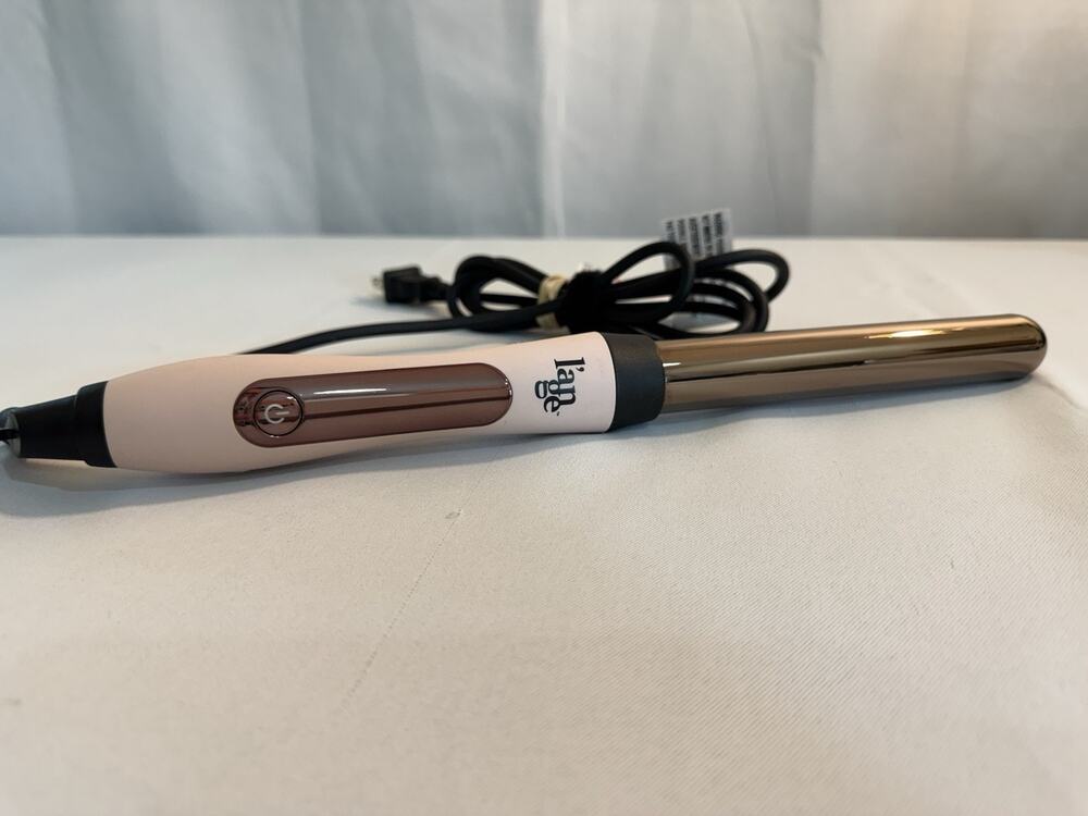 Lange Curling Wand Hair Curler Rose Gold Barrel HT0266 Salon Quality *TESTED*